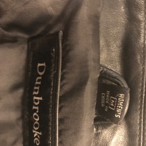 Dunbrooke Leather Jacket black Size Medium - Picture 3 of 3